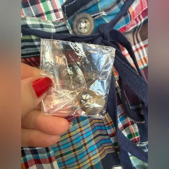 New NorthStyle madras preppy skirt - built in shorts. Summer. Spring. Plaid. - Picture 3 of 7